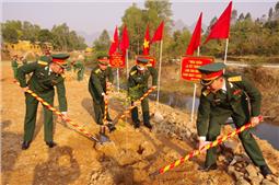 Sư đoàn 3: Trồng mới hơn 28 nghìn cây xanh dịp Tết trồng cây Xuân Tân Sửu 2021